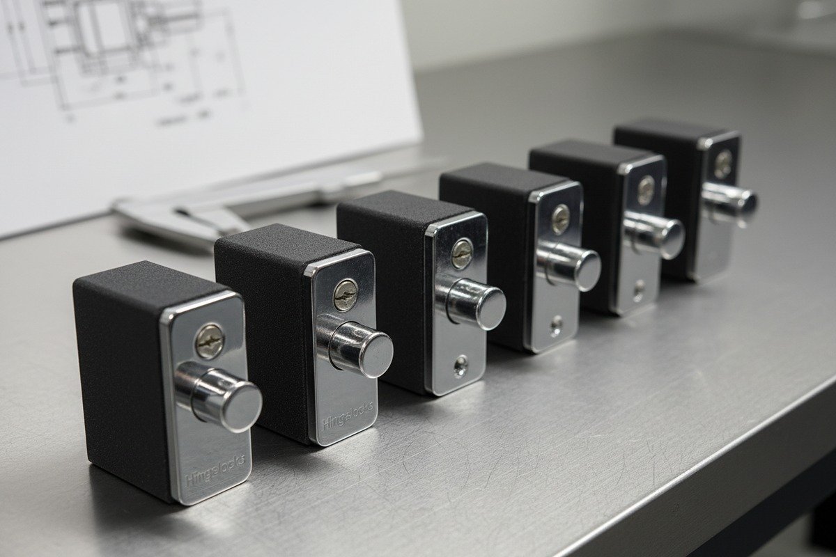 Durable cam lock materials Corrosion resistant stainless steel and zinc alloy materials for industrial IP66 cam locks (ID#3)