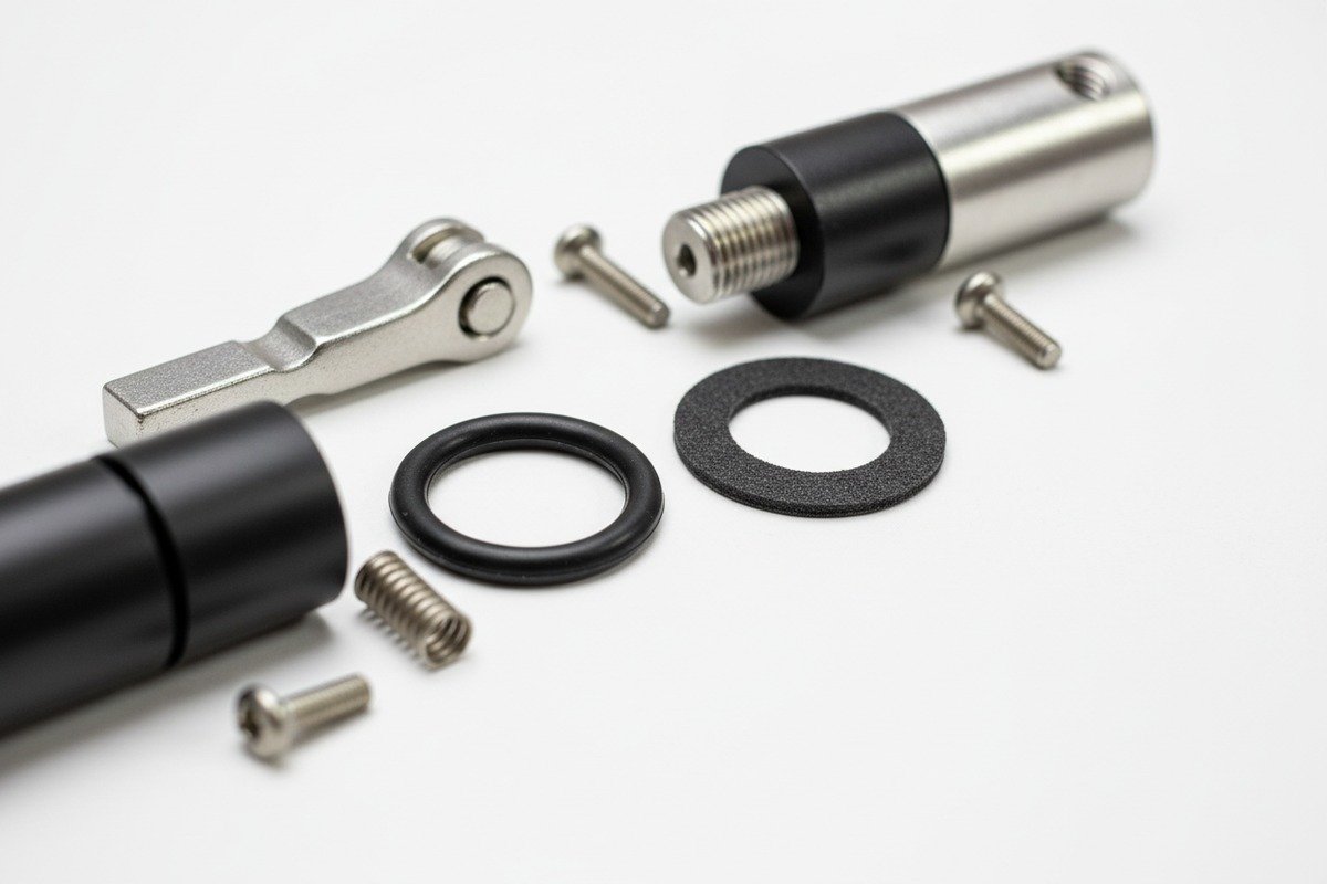 Waterproof washdown seal maintenance Compression style cam locks with O-rings maintaining waterproof seals during high pressure washdowns (ID#4)