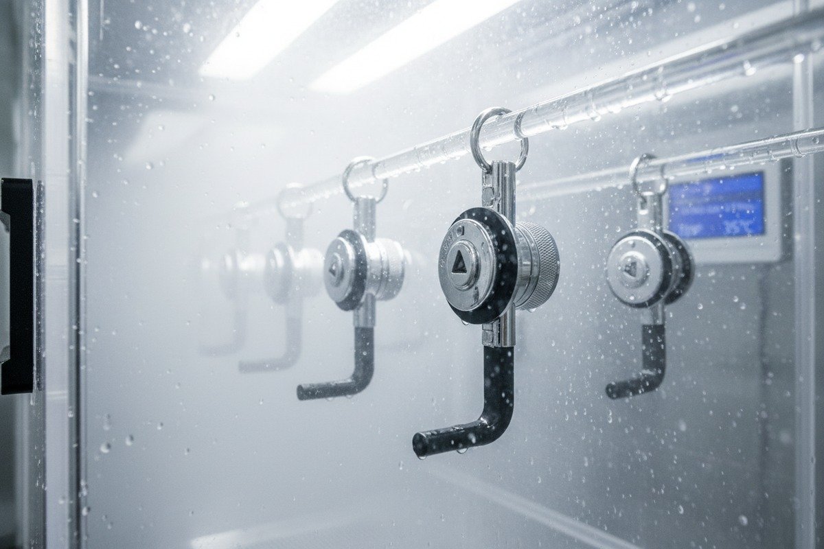 Verifying corrosion and UV resistance for energy storage cabinet hardware with salt spray testing (ID#3)