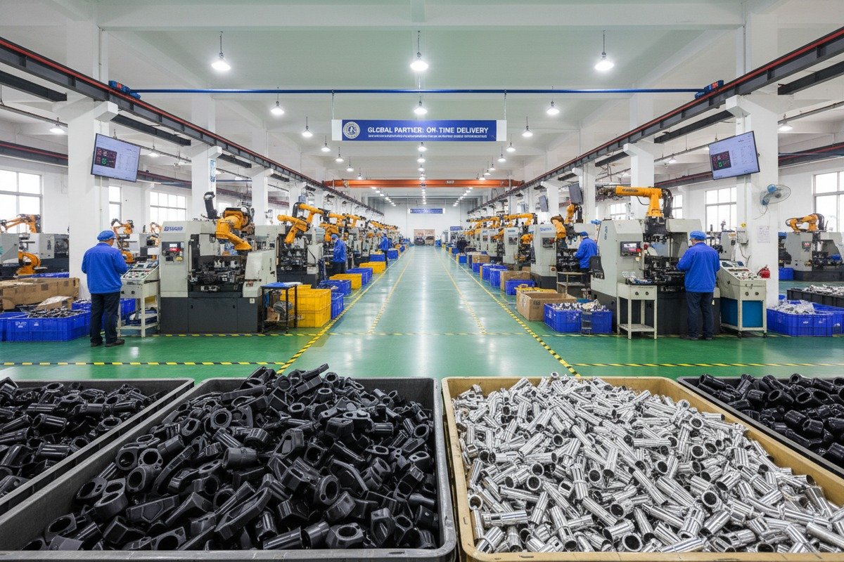 High-capacity production lines and die-casting machines for scaling cam lock manufacturing orders (ID#3)