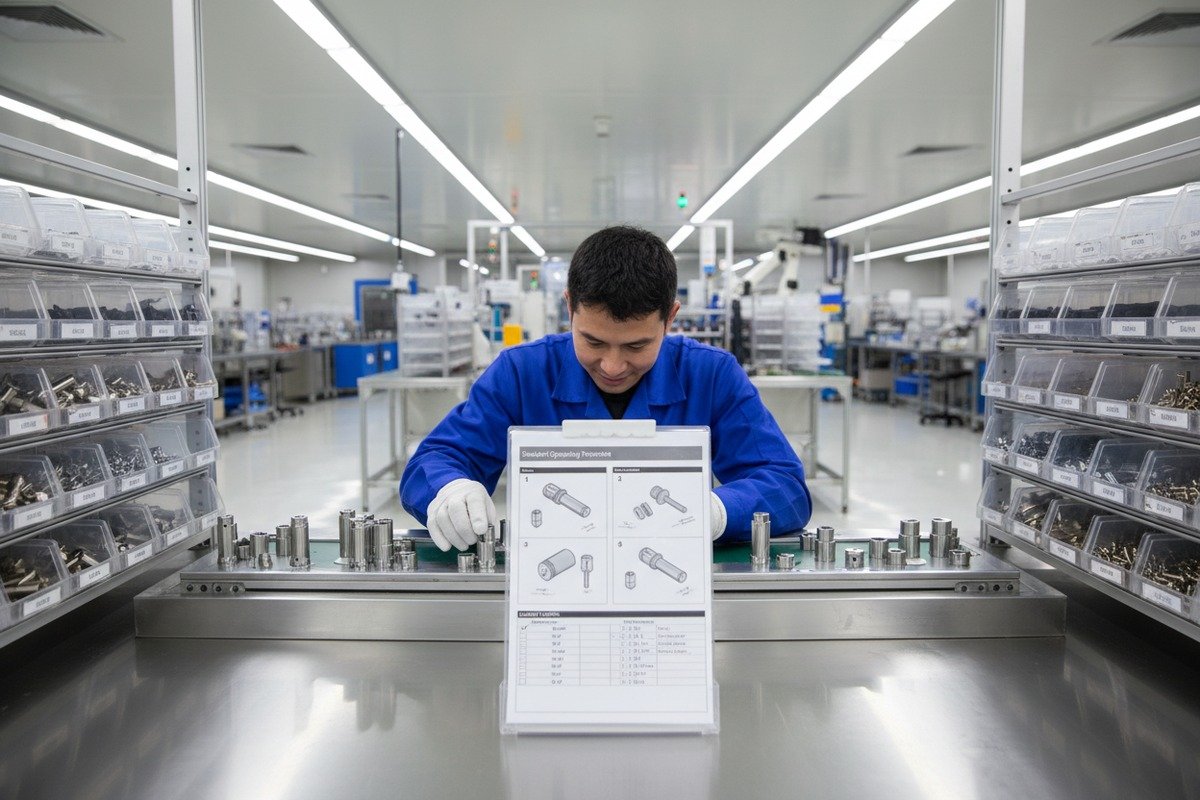 Optimizing SOP workflow with quality checkpoints during mass production of cam locks (ID#4)